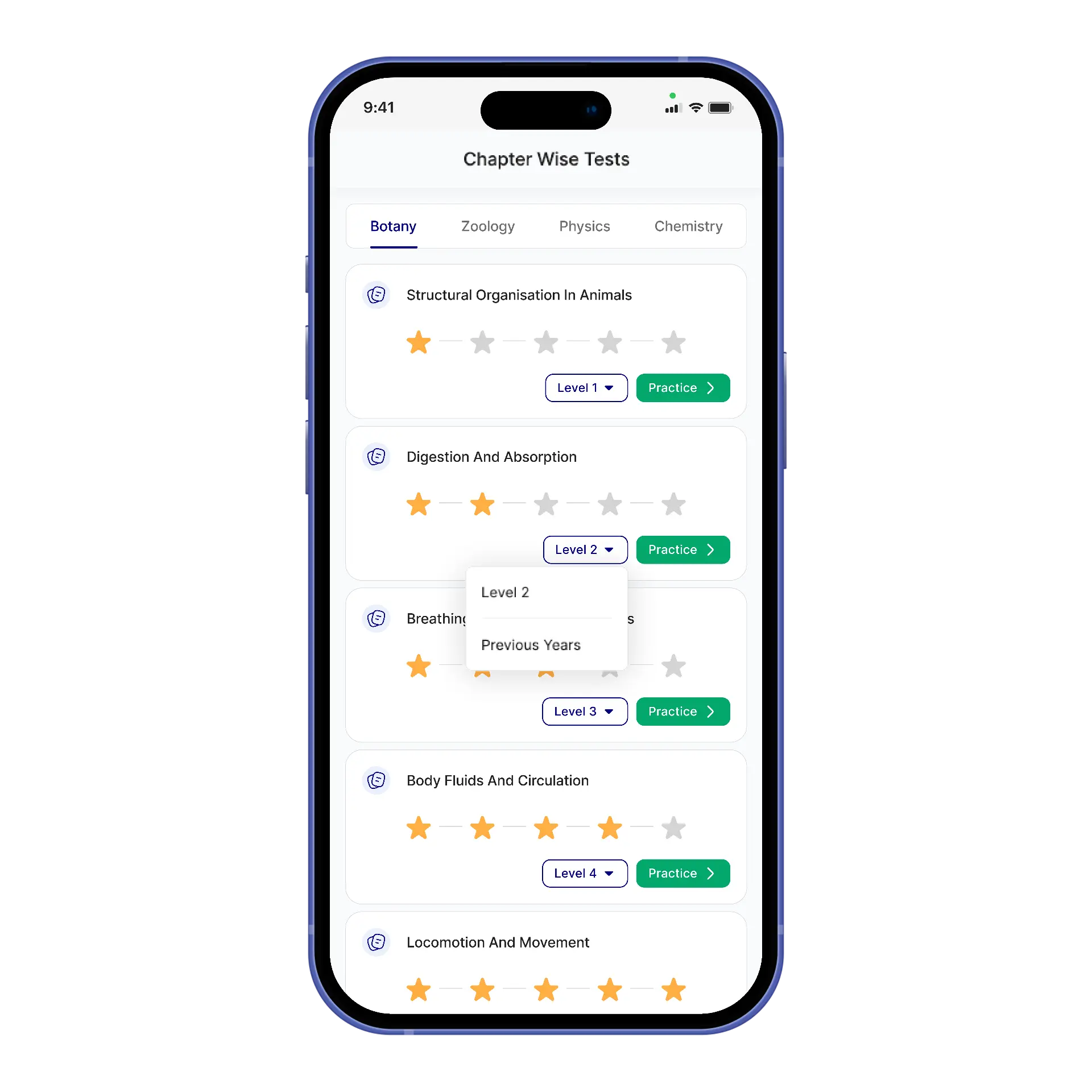 TopAll Units And Measurement Screen
